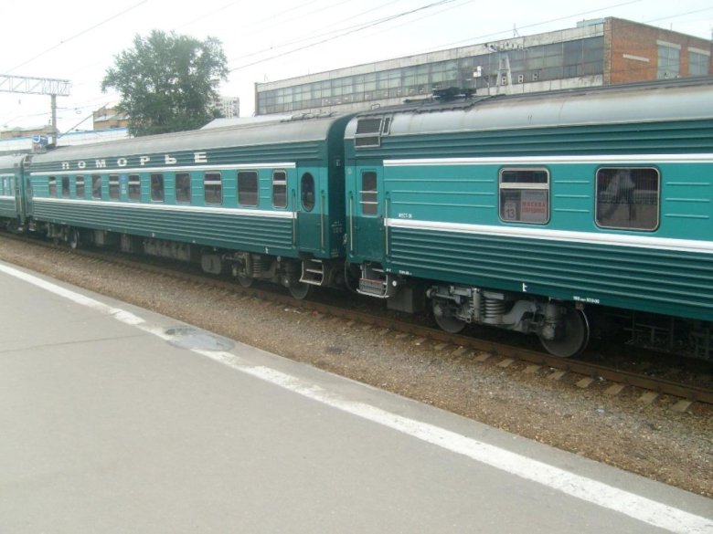 Фирменный поезд поморье 116