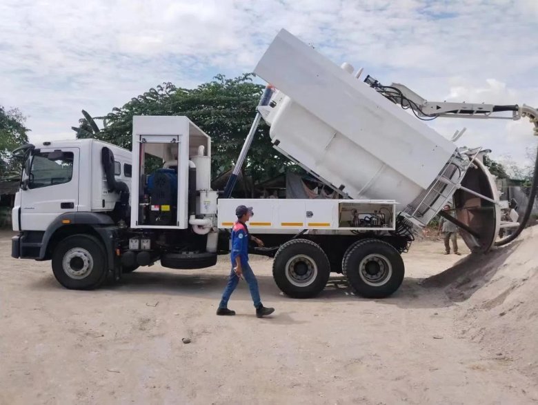 Concrete mixer truck