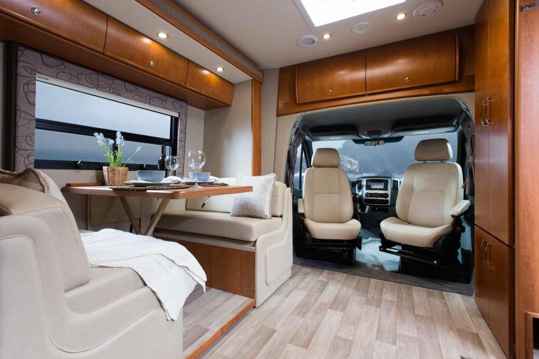 Mercedes sprinter camper van interior