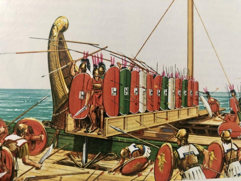 Римские корабли в пунической войне