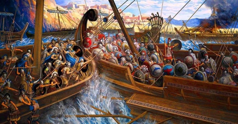 Саламинское сражение 480 г до н. э.