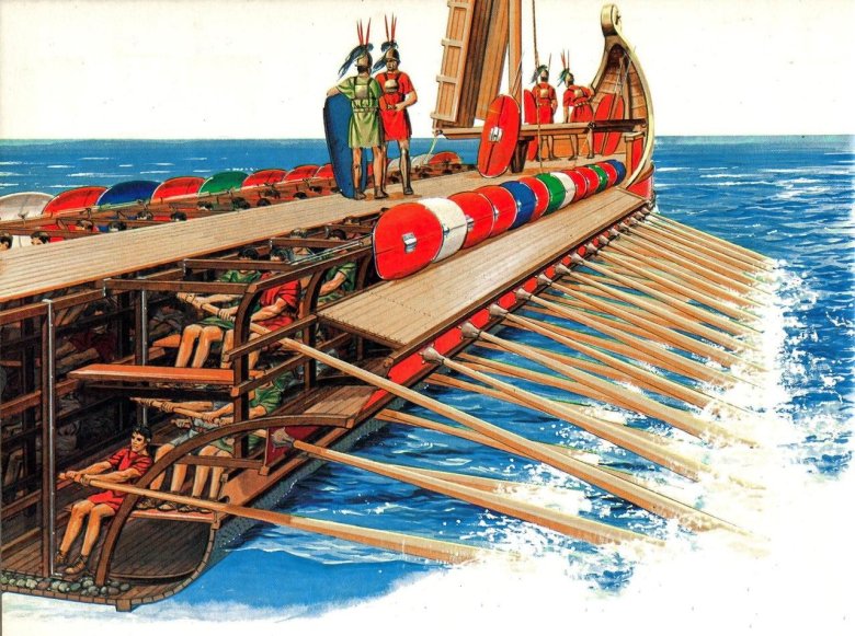 Римский корабль квинквирема