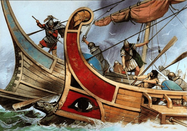 Корабли древней греции