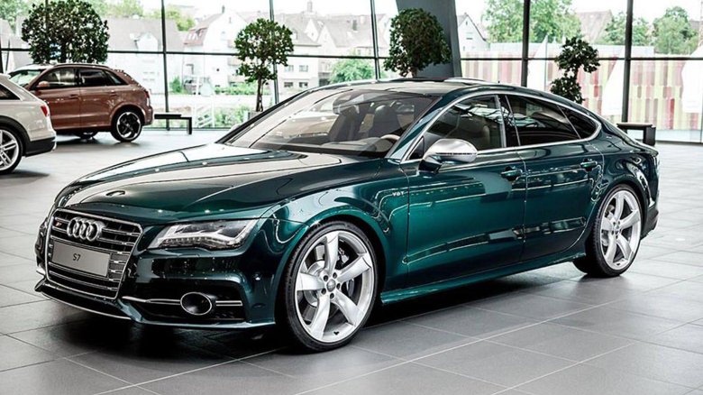 Audi a7 green