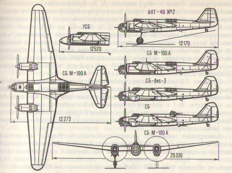 Пе-2 пикирующий бомбардировщик чертежи