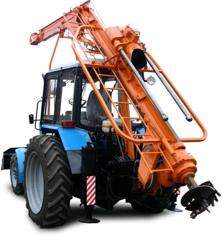 Машина бурильно-крановая бм-205в