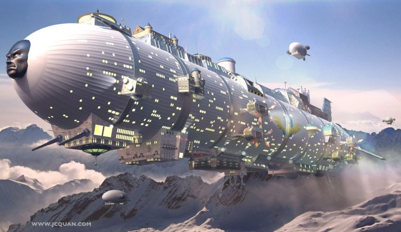 Дирижабль цеппелин будущего