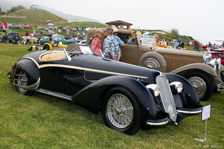 Alfa romeo 8c 2900b lungo spider