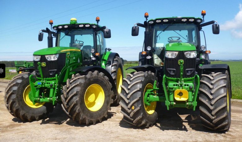 Американский трактор джон дир