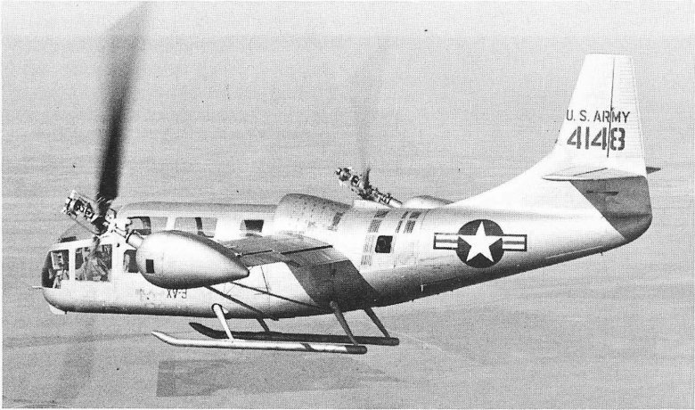 Конвертоплан hiller x-18