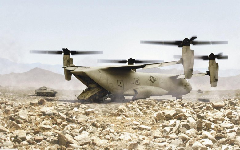 Конвертоплан bell v-22 osprey