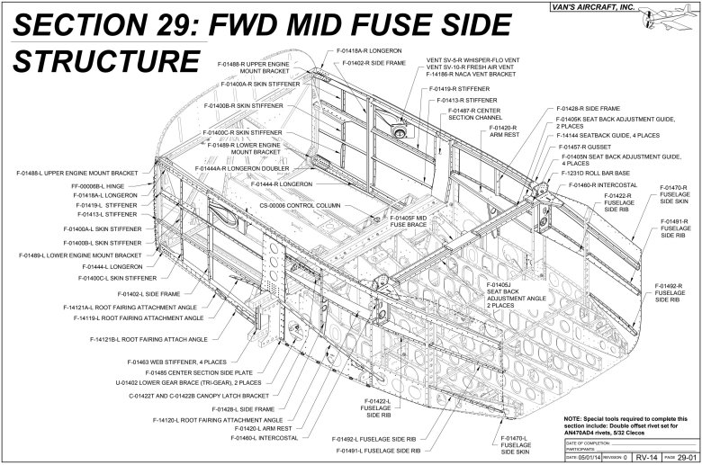 Схема монокок фюзеляж самолета