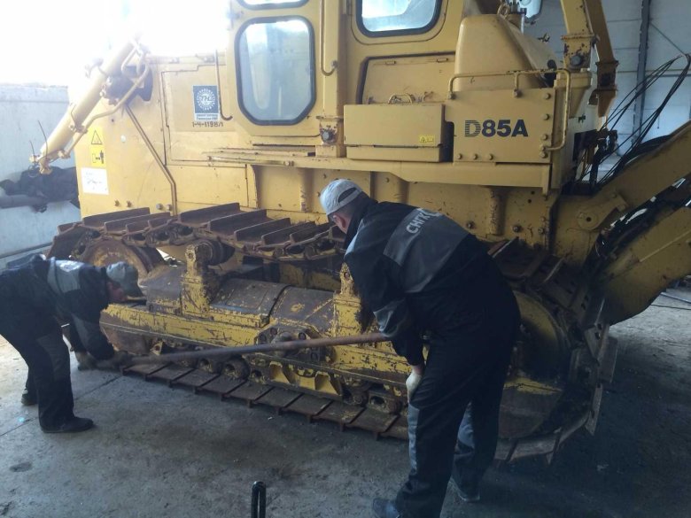 Техническое обслуживание бульдозера четра