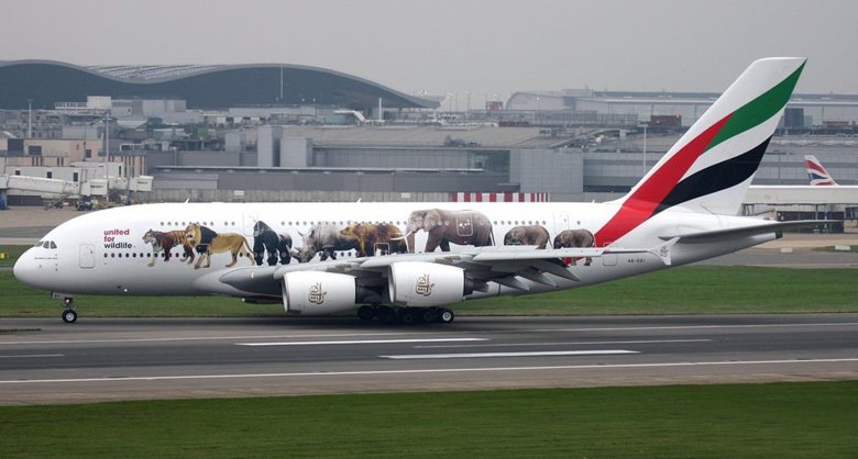 Ливрея авиакомпании эмирейтс а 380