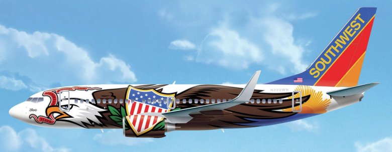 Southwest airlines ливрея