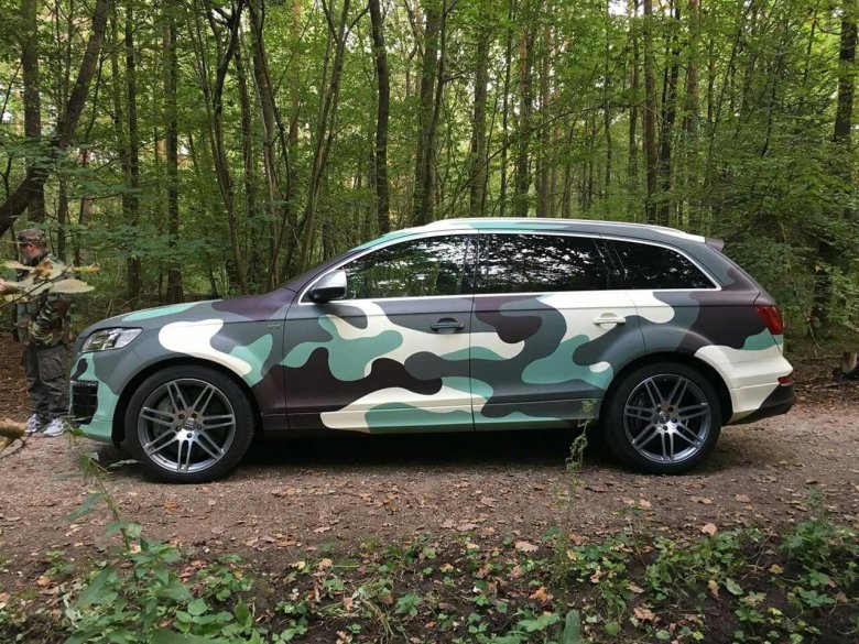 Audi q7 камуфляж