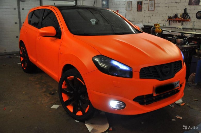 Ниссан кашкай 2008 оранжевый