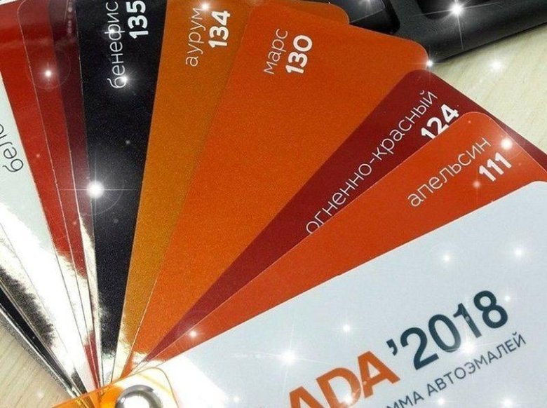 Оранжевый цвет автоэмаль