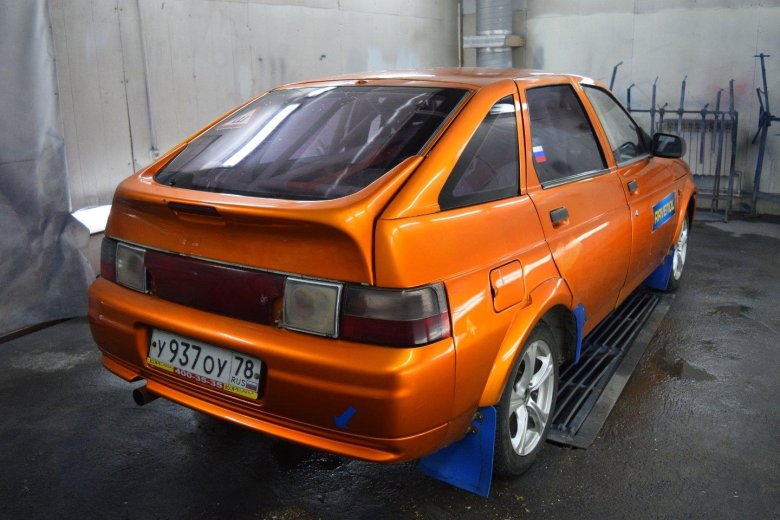 Ваз 2112 оранжевый металлик