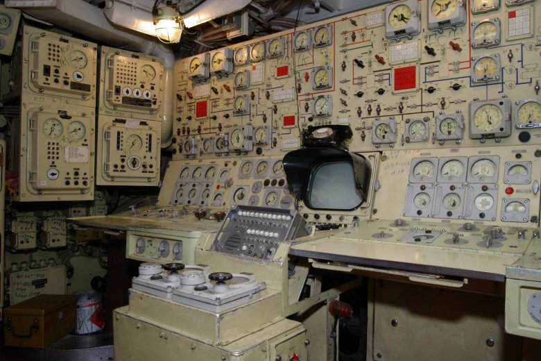 Внутри подводной лодки