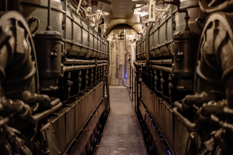 Подводная лодка внутри