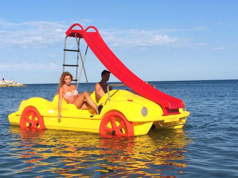 Катамаран педальный ватер