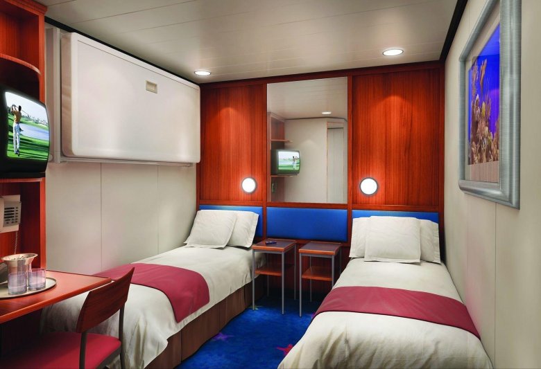 Каюты персонала на круизном лайнере