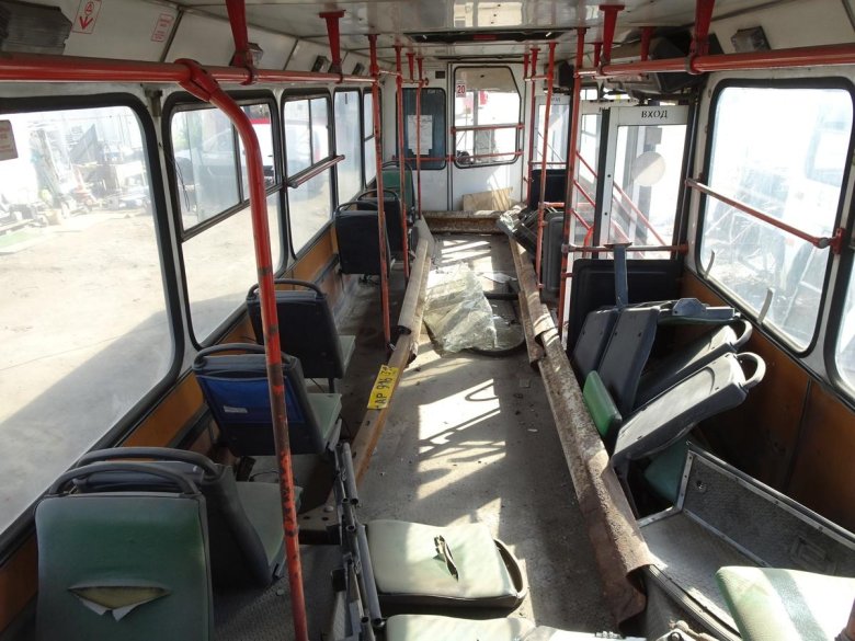 Автобус лиаз 677 салон