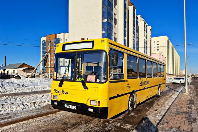 Школьный автобус казахстан