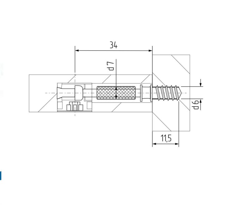 Шток эксцентрика евровинт