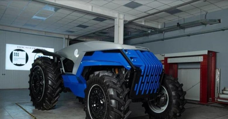 Беспилотный трактор агробот