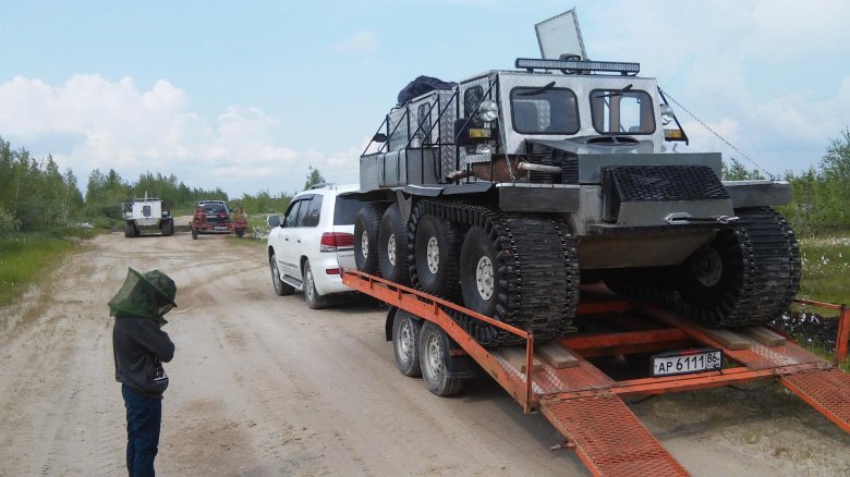 Вездеход русак 8х8