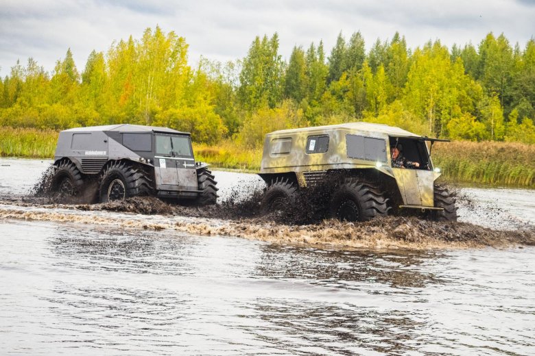 Вездеход болотоход шерп