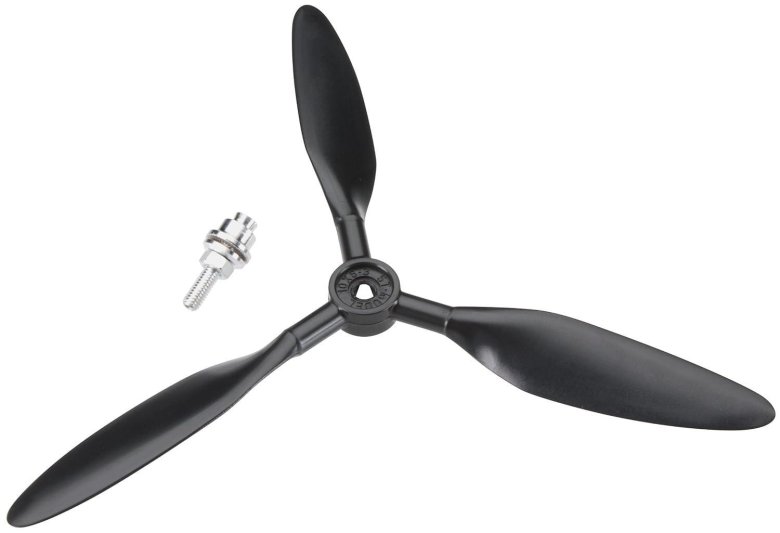 Винт 3 х лопастной углепластиковый l-22 lugaprop 1240 мм