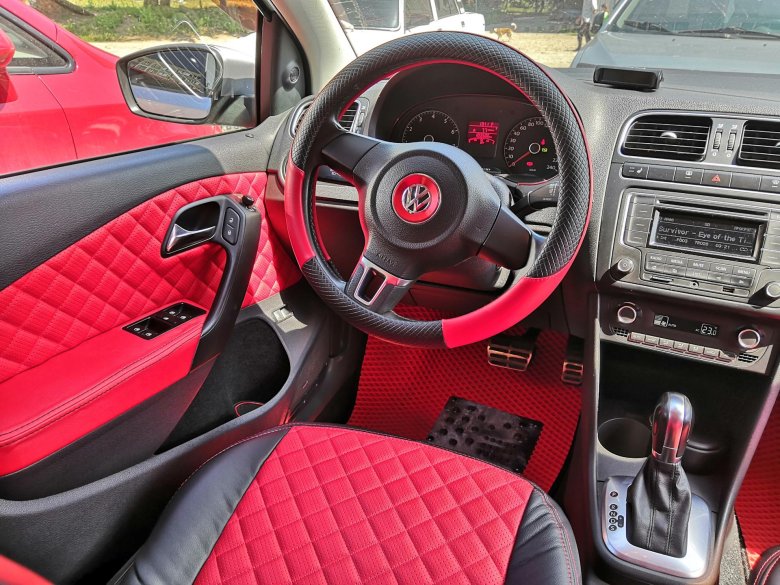 Volkswagen polo 2013 салон тюнинг