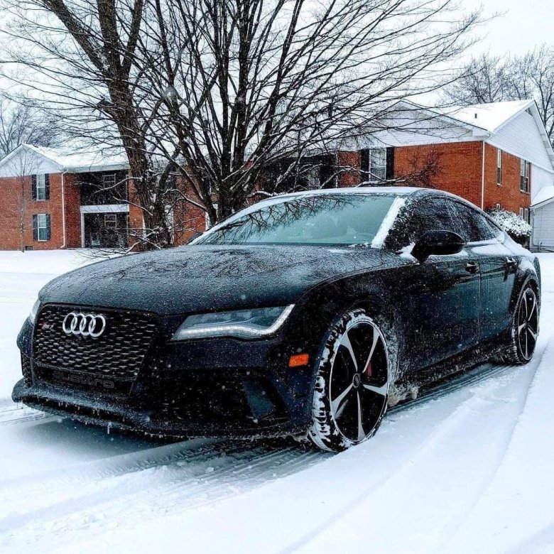 Ауди rs7 зима