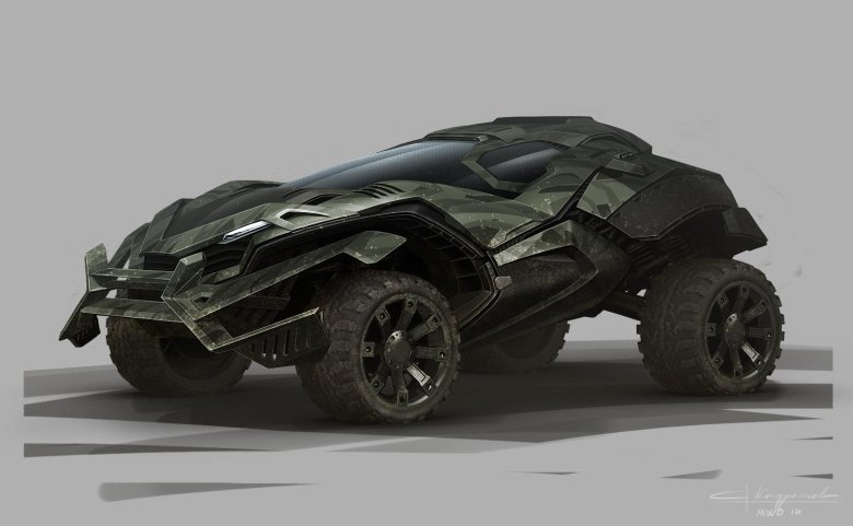 Бэтмобиль 2016 концепт арт