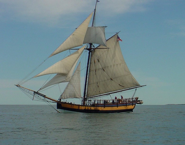 Марсельная гафельная шхуна