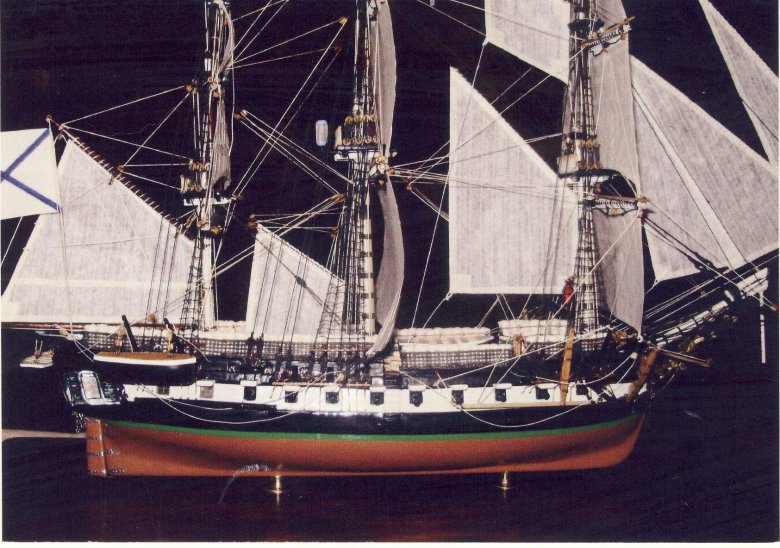 Модели парусных кораблей