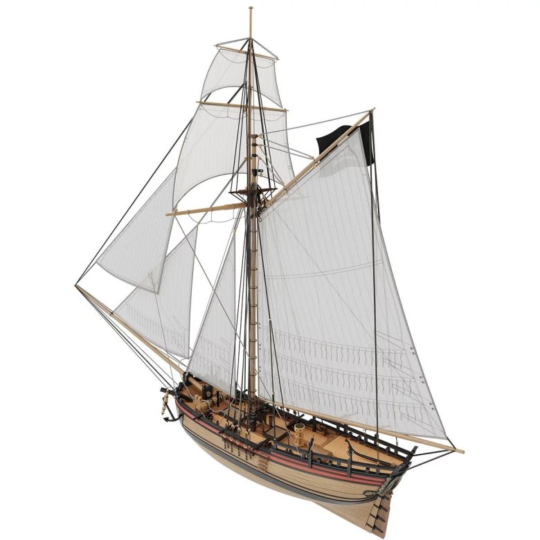 Сборная модель парусный корабль