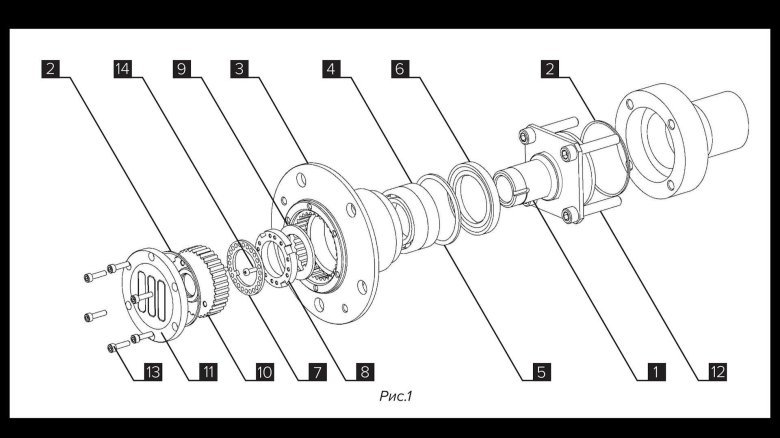 Передняя ступица ваз 21213 нива схема