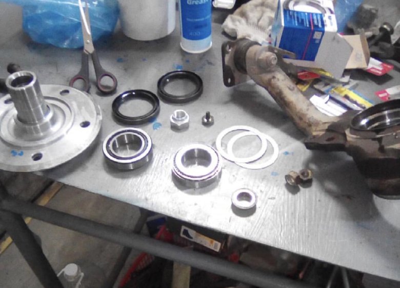 Сборка ступицы нива 21213