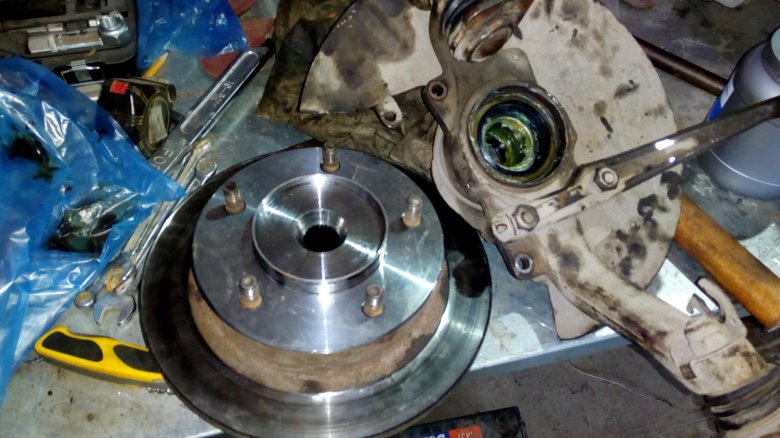 Замена переднего ступичного подшипника