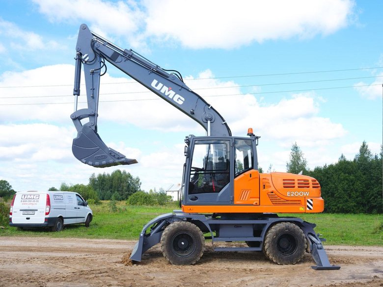 Экскаватор колесный