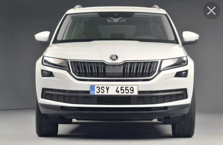 Шкода кодиак спереди