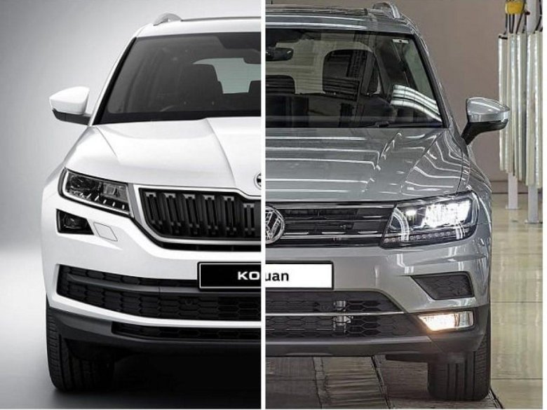 Шкода кодиак и тигуан