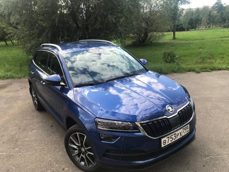 Шкода кодиак reef blue