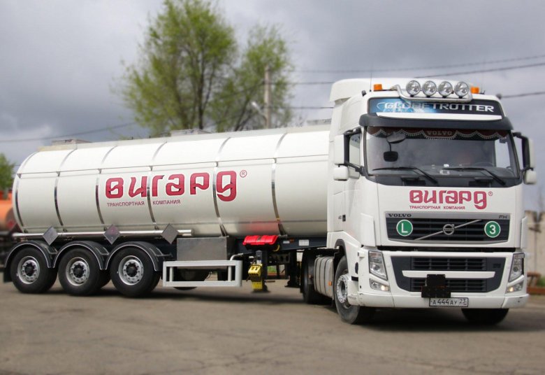 Бензовоз вольво