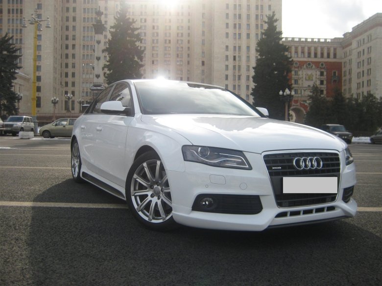 Audi a4 b8 белая