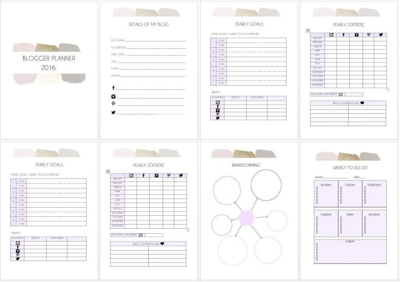 Листы для планера